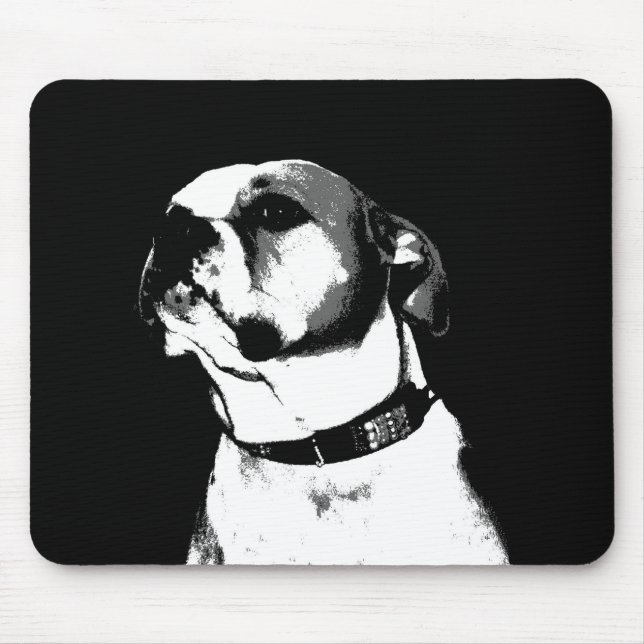 Amerikanbulldoggmousepad Musmatta (Framsidan)