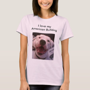 Amerikanbulldoggt-skjorta T-shirt