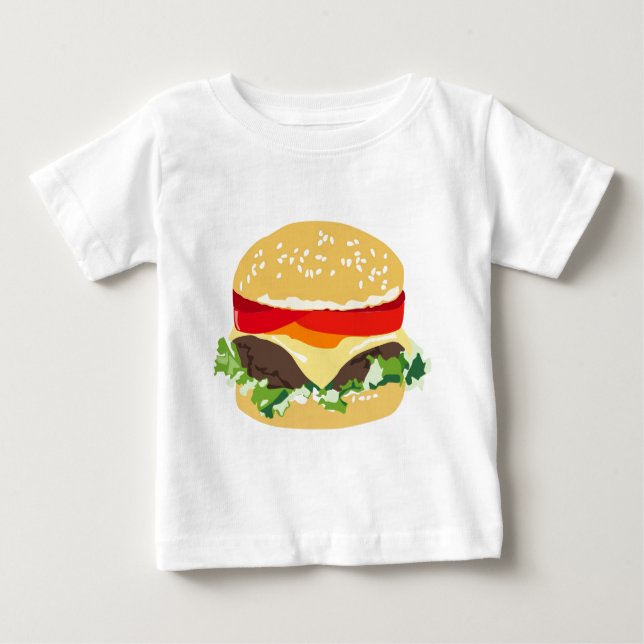 Amerikancheeseburger T-shirt (Framsida)