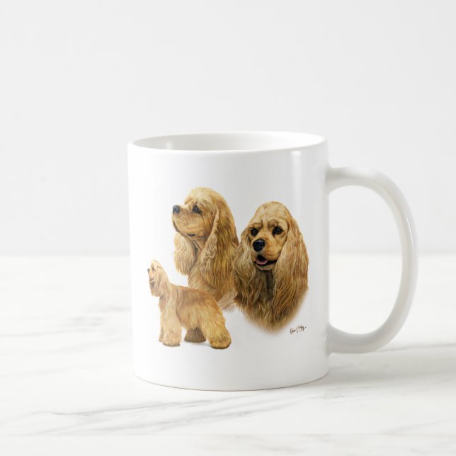 AmerikancockerspanielSpaniel Kaffemugg (Höger)