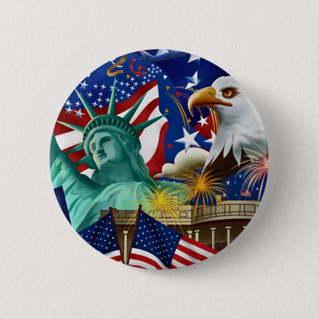 AMERIKANCOLLAGE KNAPP (Framsida)