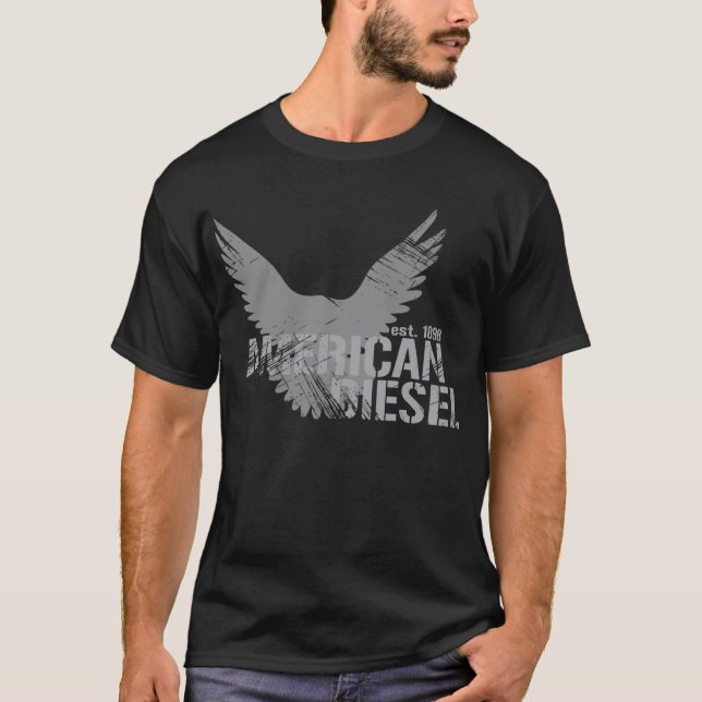 Amerikandiesel II T-shirt (Framsida)