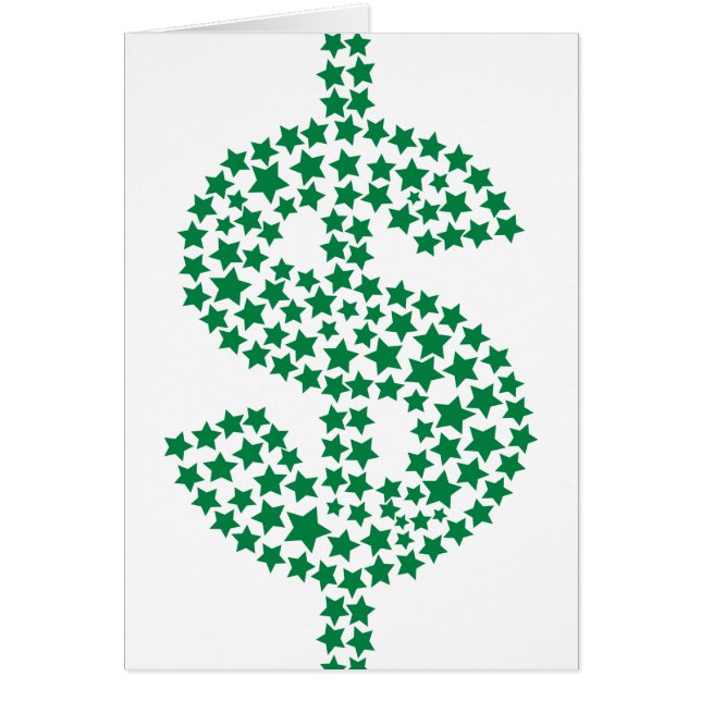 Amerikandollar Hälsningskort (Framsidan)