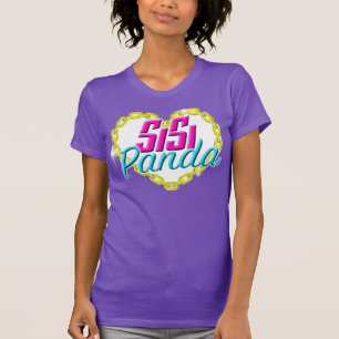 Amerikandräktkvinna hjärta och kedjar T-tröja T-shirt