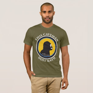 AmerikandräktT-tröja: Smart grottman för Math T-shirt