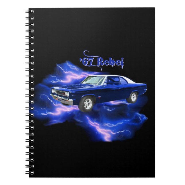Amerikanen bilar: Rebellisk vandrare 1967 Anteckningsbok (Framsidan)