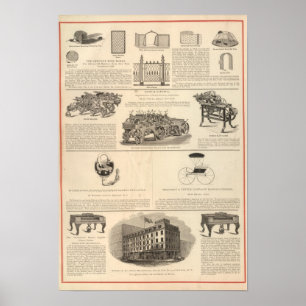 Amerikanen binder arbeten poster