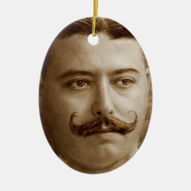 Amerikanen - Chef Julgransprydnad Keramik (Framsidan)