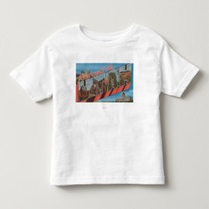 Amerikanen dela sig, Utah - stora brevplatser Tee Shirt