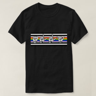 Amerikanen för LGBT-bundsförvantpride underteckn T Shirt