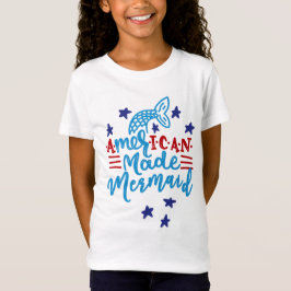 Amerikanen gjorde sjöjungfrun. Gulligt ord T Shirt