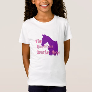 Amerikanen inkvarterar hästflickautslagsplatsen tee shirt