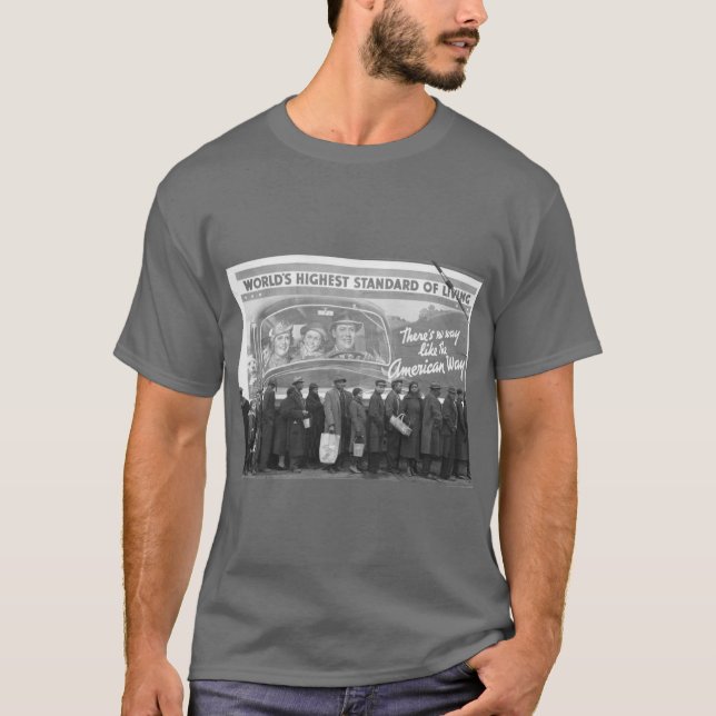 Amerikanen långt tee shirt (Framsida)