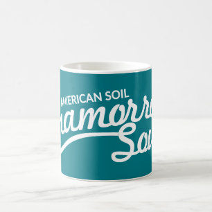 Amerikanen smutsar, muggen för Chamorro Soulkaffe Kaffemugg