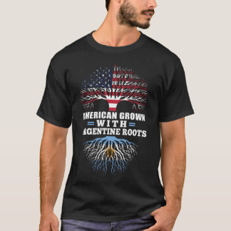Amerikanen som är fullvuxen med argentinare, rotar t-shirt