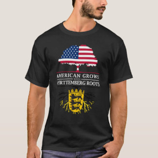 Amerikanen som är fullvuxen med Baden Wurttemberg, T Shirt
