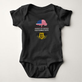 Amerikanen som är fullvuxen med Baden Wurttemberg, T Shirt