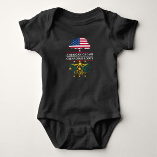 Amerikanen som är fullvuxen med grenadier, rotar t shirt
