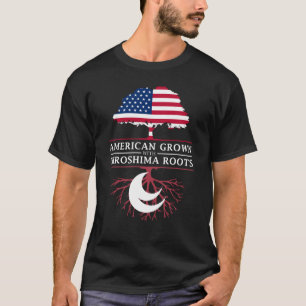 Amerikanen som är fullvuxen med Hiroshima, rotar T Shirt