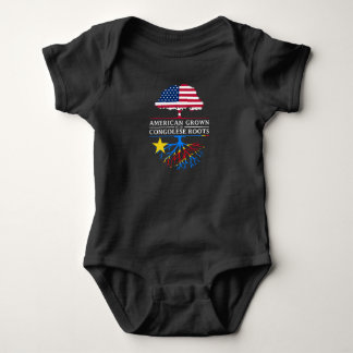 Amerikanen som är fullvuxen med kongoles, rotar t shirt