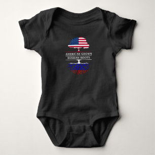 Amerikanen som är fullvuxen med ryss, rotar den t shirt