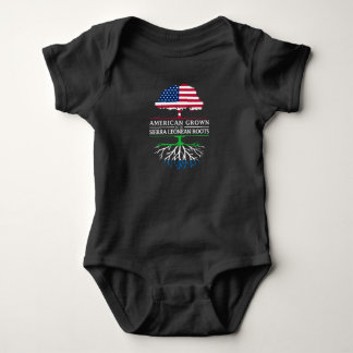 Amerikanen som är fullvuxen med sierraleonskt, t shirt