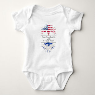 Amerikanen som är fullvuxen med skott, rotar tee