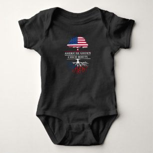 Amerikanen som är fullvuxen med tjeck, rotar de t shirt