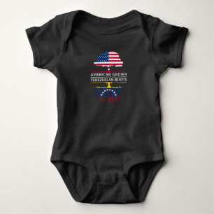 Amerikanen som är fullvuxen med venezuelanskt, t shirt