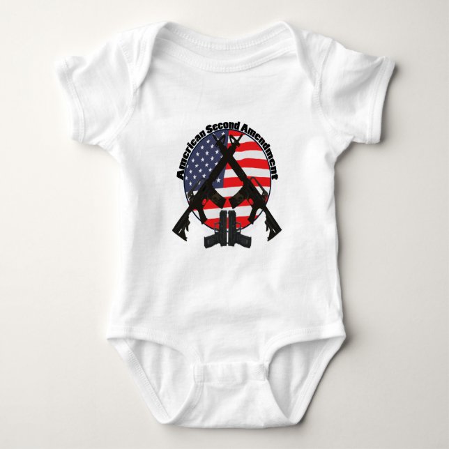 Amerikanen understöder rättelse t-shirt (Framsida)