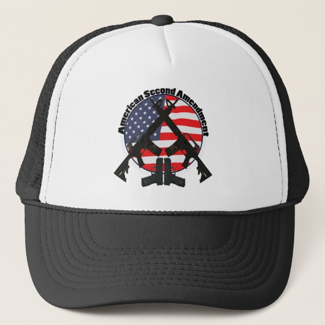Amerikanen understöder rättelse truckerkeps (Framsida)