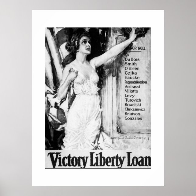 Amerikaner All! Victory Liberty Loan Poster (Framsidan)