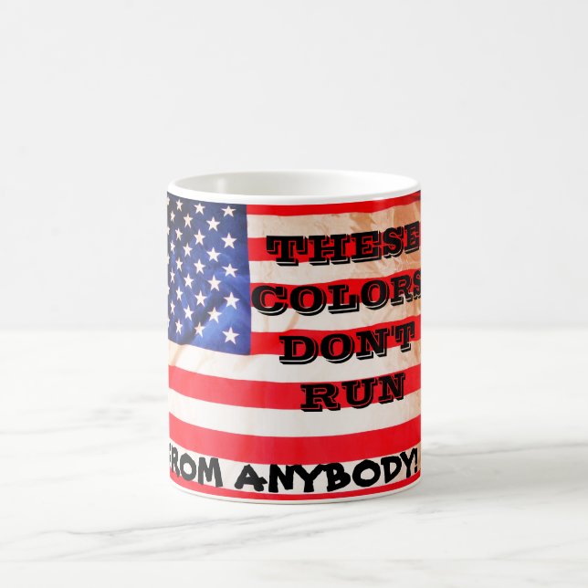 AMERIKANER ÄR MODIGA KAFFEMUGG (Center)