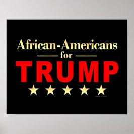 Amerikaner för Donald Trump 2024 Poster