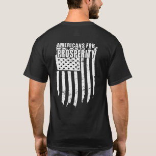 Amerikaner för välstånd t shirt