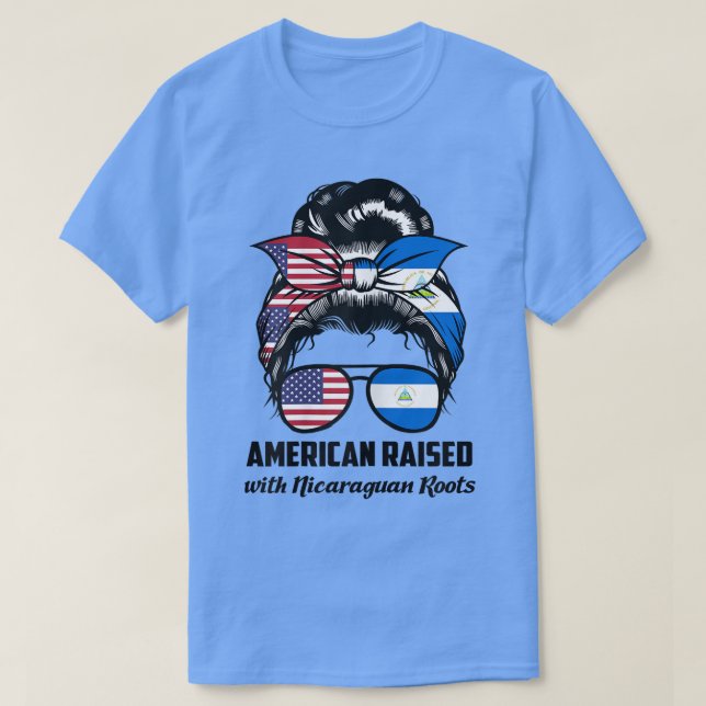Amerikaner med nicaraguanska rötter Nicar T Shirt (Design framsida)