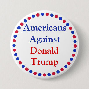 Amerikaner mot Donald Trump-knapp Knapp