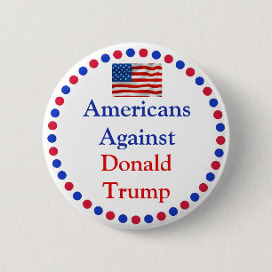 Amerikaner mot Donald Trump-knapp Knapp