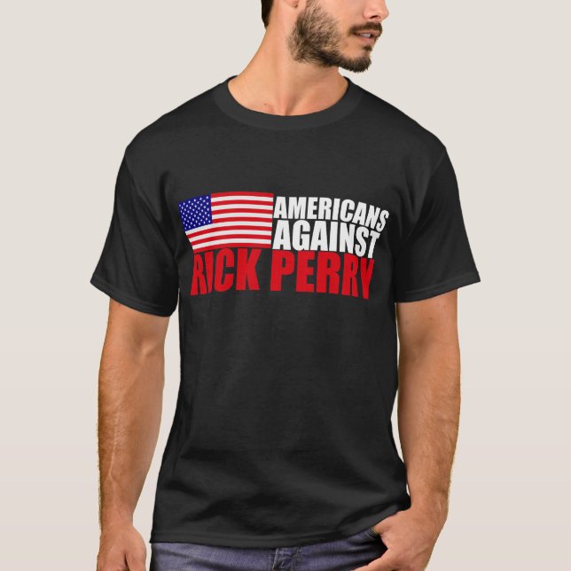 Amerikaner mot Rick Perry Tee (Framsida)