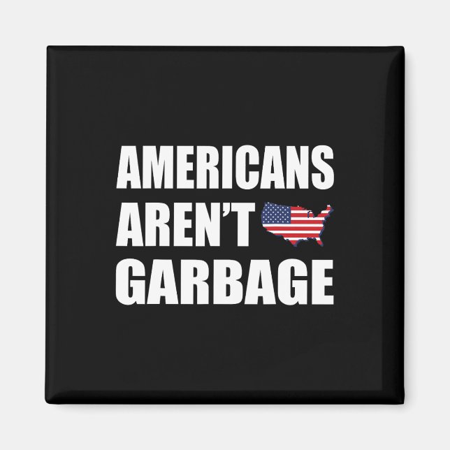 Amerikaner Stöder Inte Garge Trump 2024 T-Shirt Tr Magnet (Framsidan)