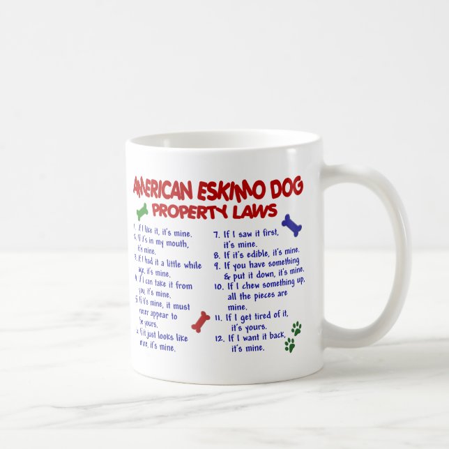 AMERIKANESKIMÅHUND PL2 KAFFEMUGG (Höger)