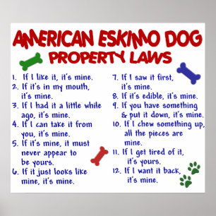 AMERIKANESKIMÅHUND PL2 POSTER