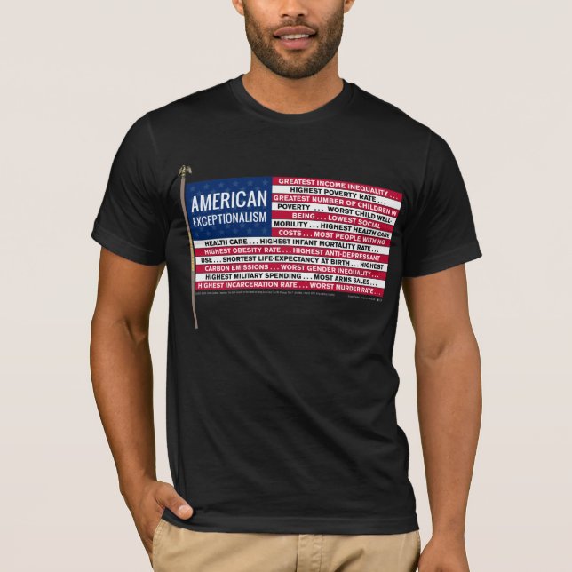 AmerikanExceptionalism? T Shirt (Framsida)