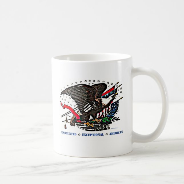 Amerikanexceptionalism, tror jag inAmericanEx… Kaffemugg (Höger)