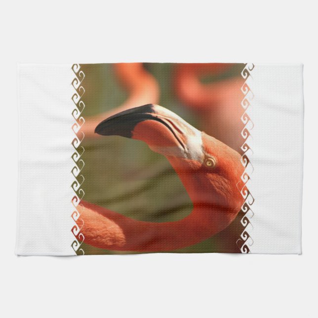 AmerikanFlamingokökshandduk Kökshandduk (Horisontell)