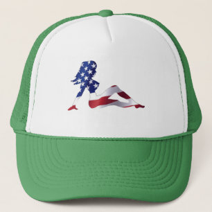 Amerikanflickahatt Truckerkeps