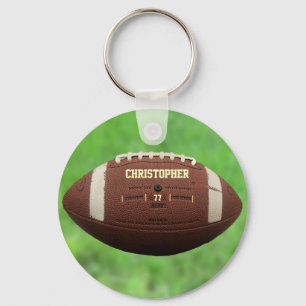 Amerikanfotboll- eller Rugbyboll Keychain Nyckelring