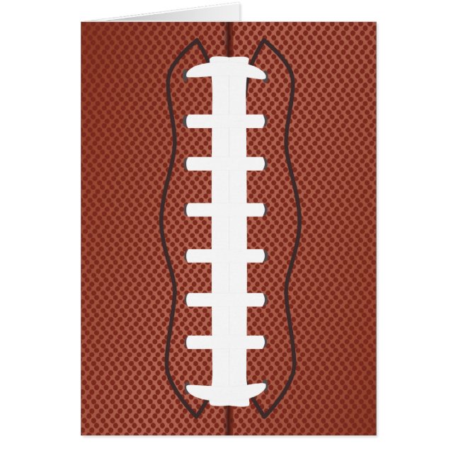 amerikanfotboll hälsningskort (Framsidan)
