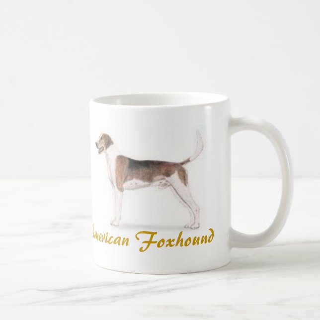 AmerikanFoxhound, hund älskare Galore! Kaffemugg (Höger)