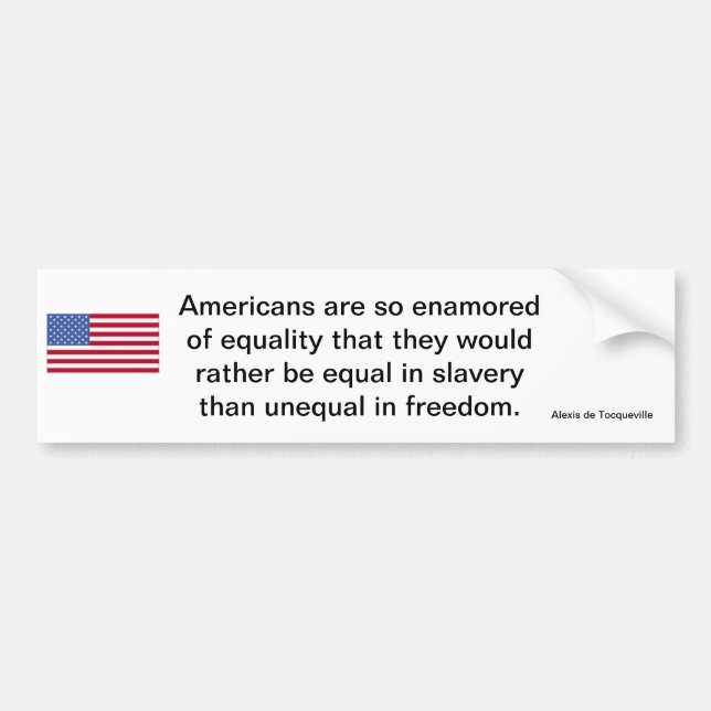 Amerikanfrihetspåstående Bildekal (Framsidan)